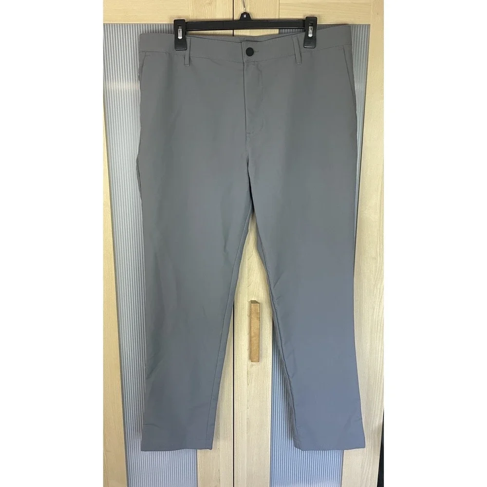 Banana Republic Men's Performance Stretch Golf Casual Office Gray Pants Travel